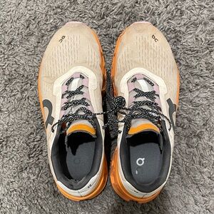 On CloudMonster Orange/White Women’s 8.5